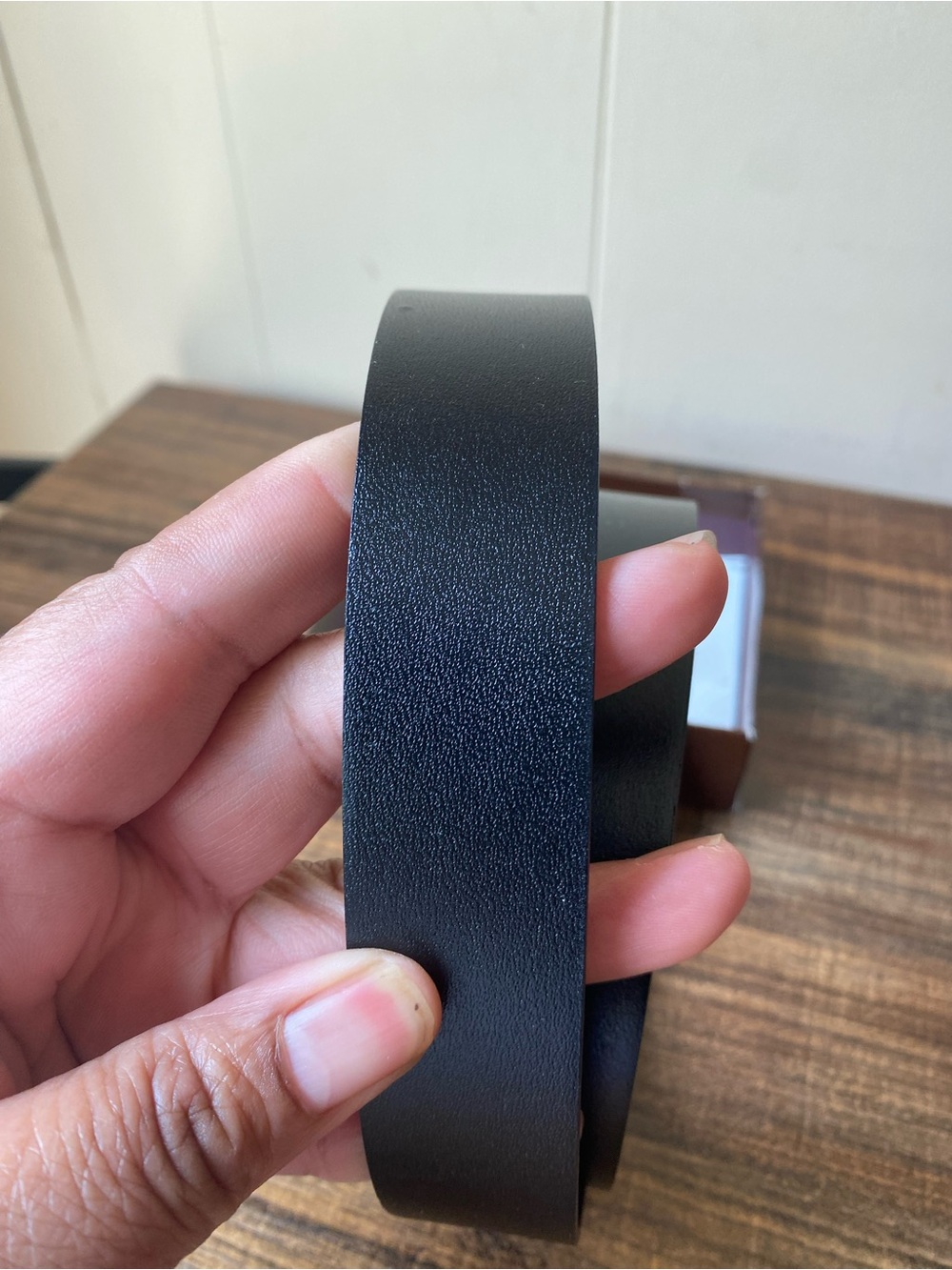 Vintage Leather Belt, 40” adjustable - Picture 5 of 9